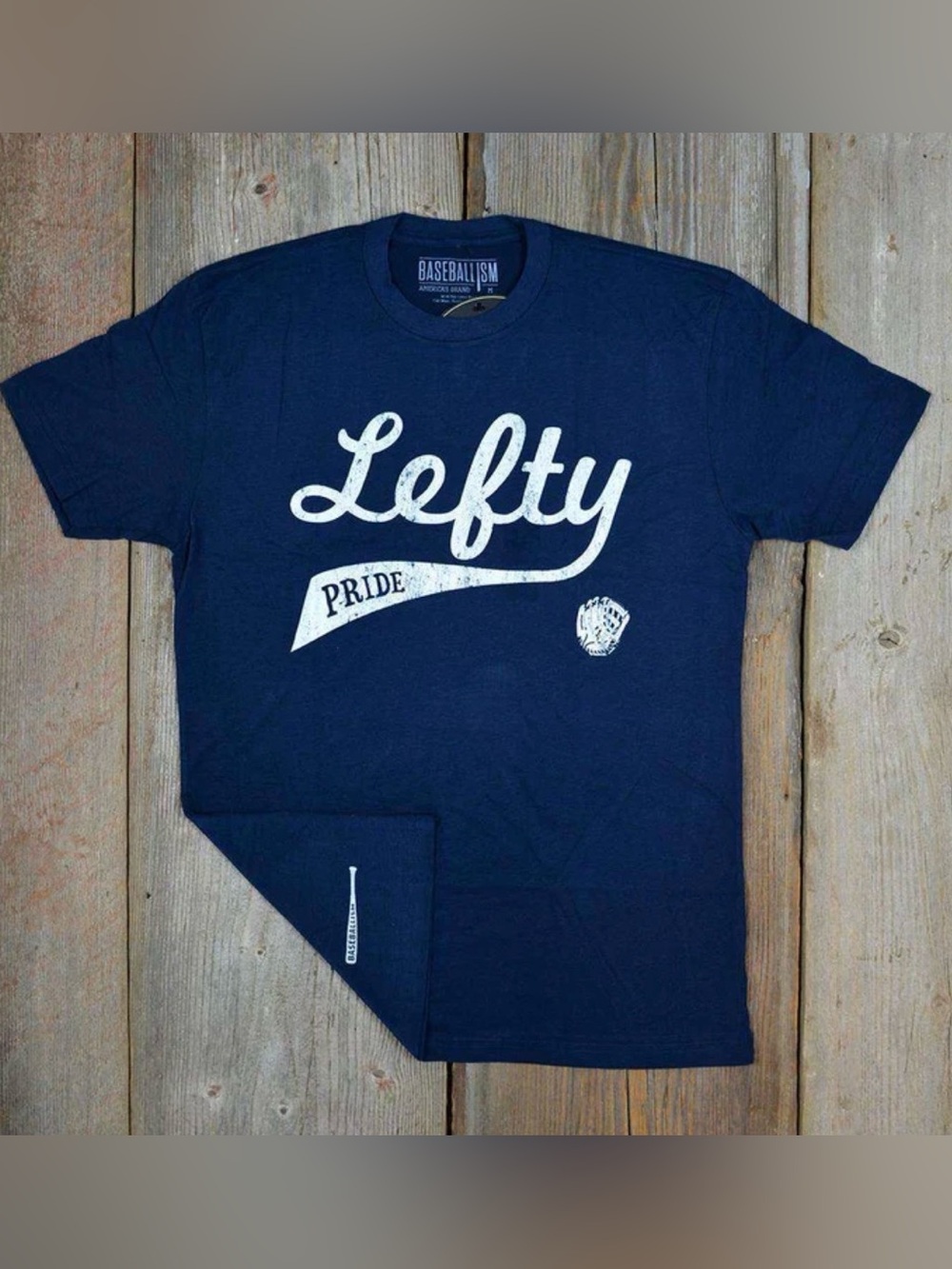 Baseballism lefty pride shirt medium EUC